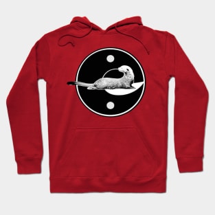 Eternity otter travelling the yin yang river of time Hoodie